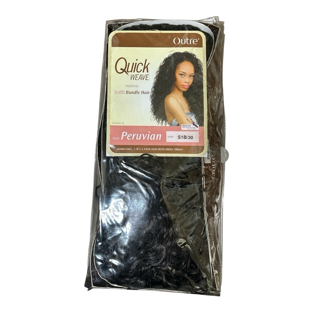 Outre Quick Weave Wig – Style Peruvian – Color S1B/30